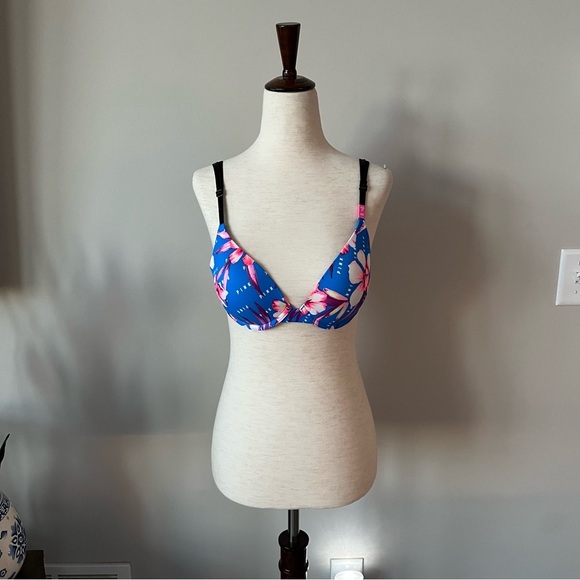 NWT! Victoria’s Secret PINK Tropical Push-Up Bra - 32C - Picture 6 of 8